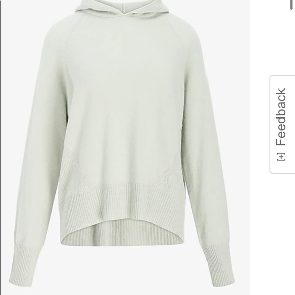 NWT Express Solid Cashmere Hoodie Medium - Picture 4 of 5